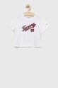 Tommy Hilfiger t-shirt bawełniany dziecięcy aplikacja biały KG0KG07087.PPYX