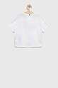 Дитяча бавовняна футболка Tommy Hilfiger KG0KG07087.PPYX білий SS23