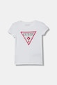 Παιδικό μπλουζάκι Guess στάμπα λευκό J2YI51.K6YW1.PPYX