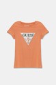 Otroška kratka majica Guess Potisk oranžna J2YI51.K6YW1.PPYX