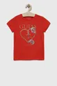 κόκκινο Παιδικό μπλουζάκι Guess Για κορίτσια