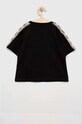 Guess t-shirt bawełniany dziecięcy J3RI47.I3Z14.PPYX czarny AW23