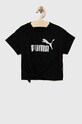 Puma t-shirt dziecięcy ESS+ Logo Knotted Tee G 84695601.PPYX czarny SS23