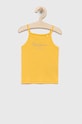 Pepe Jeans top bawełniany dziecięcy nadruk żółty PG502834