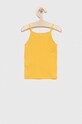 Pepe Jeans top bawełniany dziecięcy PG502834 żółty SS23