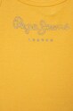 Dziewczynka Pepe Jeans top bawełniany dziecięcy PG502834 żółty