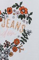 Dziewczynka Pepe Jeans t-shirt bawełniany dziecięcy PG502936 biały