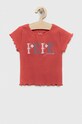 Детская футболка Pepe Jeans PJL GJ Non-denim с эластаном красный PG502947