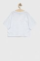Παιδικό βαμβακερό μπλουζάκι Pepe Jeans Non-denim PG502958 λευκό SS23