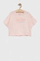 Дитяча бавовняна футболка Pepe Jeans Non-denim бавовна рожевий PG502958