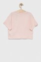 Дитяча бавовняна футболка Pepe Jeans Non-denim PG502958 рожевий SS23