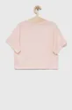 Otroška bombažna kratka majica Pepe Jeans Non-denim roza