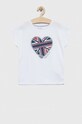 Pepe Jeans t-shirt bawełniany dziecięcy nadruk biały PG502959