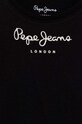 Dziewczynka Pepe Jeans t-shirt bawełniany dziecięcy PG502960 czarny