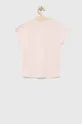 Детская хлопковая футболка Pepe Jeans Nuria розовый