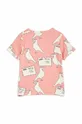 Mini Rodini t-shirt dziecięcy różowy