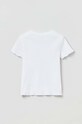 OVS t-shirt bawełniany dziecięcy 1687421.Girl.10.15years biały SS23