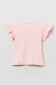 Дитяча бавовняна футболка OVS рожевий