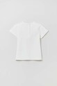 OVS t-shirt bawełniany niemowlęcy 1766986.Girl.9.36months biały SS23
