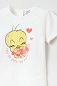 Dziewczynka OVS t-shirt bawełniany niemowlęcy 1766986.Girl.9.36months biały