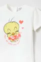 Dziewczynka OVS t-shirt bawełniany niemowlęcy 1766986.Girl.9.36months biały