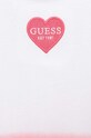 Παιδικό βαμβακερό μπλουζάκι Guess λευκό J3GI05.K8HM0.PPYX