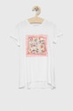 Guess gyerek póló elasztánnal fehér J3GI07.KAPO0.PPYX