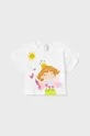 білий Бавовняна футболка для немовлят Mayoral Для дівчаток