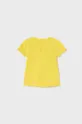 Dětské bavlněné tričko Mayoral žlutá