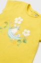 Dziewczynka Mayoral t-shirt bawełniany dziecięcy 1013.4N.BABY żółty