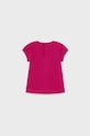 Mayoral t-shirt bawełniany dziecięcy 1013.4N.BABY różowy SS23