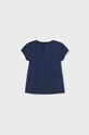 Mayoral t-shirt bawełniany dziecięcy 1013.4N.BABY granatowy SS23
