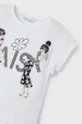 beżowy Mayoral t-shirt bawełniany dziecięcy
