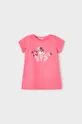 розовый Детская хлопковая футболка Mayoral