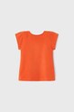 Dziewczynka Mayoral t-shirt dziecięcy 3071.6P.MINI pomarańczowy