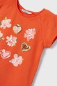 Mayoral t-shirt dziecięcy pomarańczowy 3071.6P.MINI