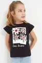 μαύρο Παιδικό μπλουζάκι Mayoral Για κορίτσια
