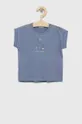 блакитний Бавовняна футболка для немовлят United Colors of Benetton Для дівчаток