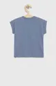 Μωρό βαμβακερό μπλουζάκι United Colors of Benetton μπλε