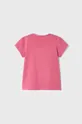 Детская хлопковая футболка Mayoral розовый