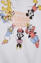 Dziewczynka United Colors of Benetton t-shirt bawełniany dziecięcy x Disney 3096G10B1.P.SEASONAL biały
