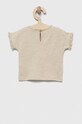 United Colors of Benetton tricou din bumbac pentru bebelusi 3F93A102I.W.SEASONAL bej SS23
