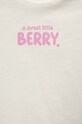 Dziewczynka United Colors of Benetton t-shirt bawełniany niemowlęcy 3I1XA102N.W.SEASONAL beżowy