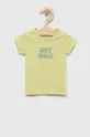 зелений Бавовняна футболка для немовлят United Colors of Benetton Для дівчаток