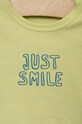 Dziewczynka United Colors of Benetton t-shirt bawełniany niemowlęcy 3I1XA102N.W.SEASONAL zielony