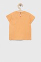 United Colors of Benetton tricou din bumbac pentru bebelusi 3I1XA102U.W.SEASONAL portocaliu SS23