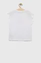 Дитяча бавовняна футболка United Colors of Benetton білий