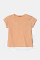 Дитяча бавовняна футболка United Colors of Benetton бавовна помаранчевий 3I1XG106Y.P.SEASONAL