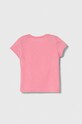 United Colors of Benetton t-shirt bawełniany dziecięcy 3I1XG106Y.P.SEASONAL różowy SS25