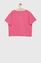 Детска тениска United Colors of Benetton 3LHAC10BV.G.SEASONAL розов SS23